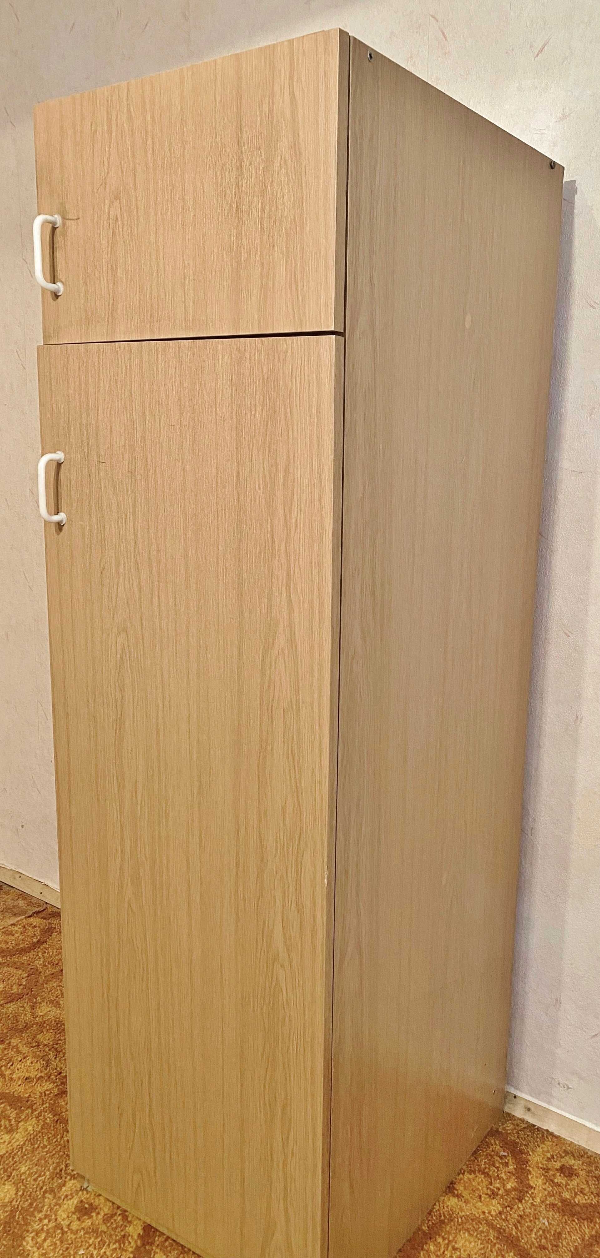 Еднокрилни Гардероби с надстройка - 3бр.+Подарък - Трапезна Маса Масив