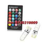 New Pachet Led Multicolor T10 Plafon Sau Pozitii Cu Telecomanda
