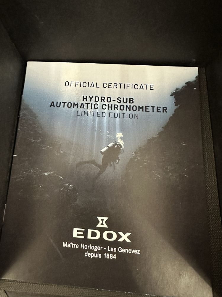 Edox hydro - sub limited edition