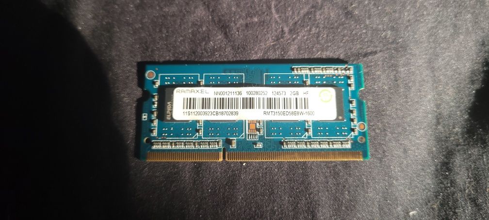 ОЗУ so-dimm ddr3-1600 2гб