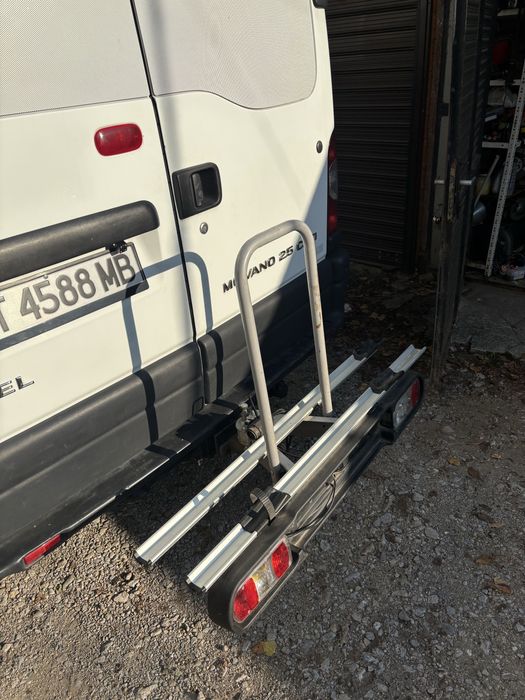 Чупещ вело багажник за 2 велосипеда за теглича