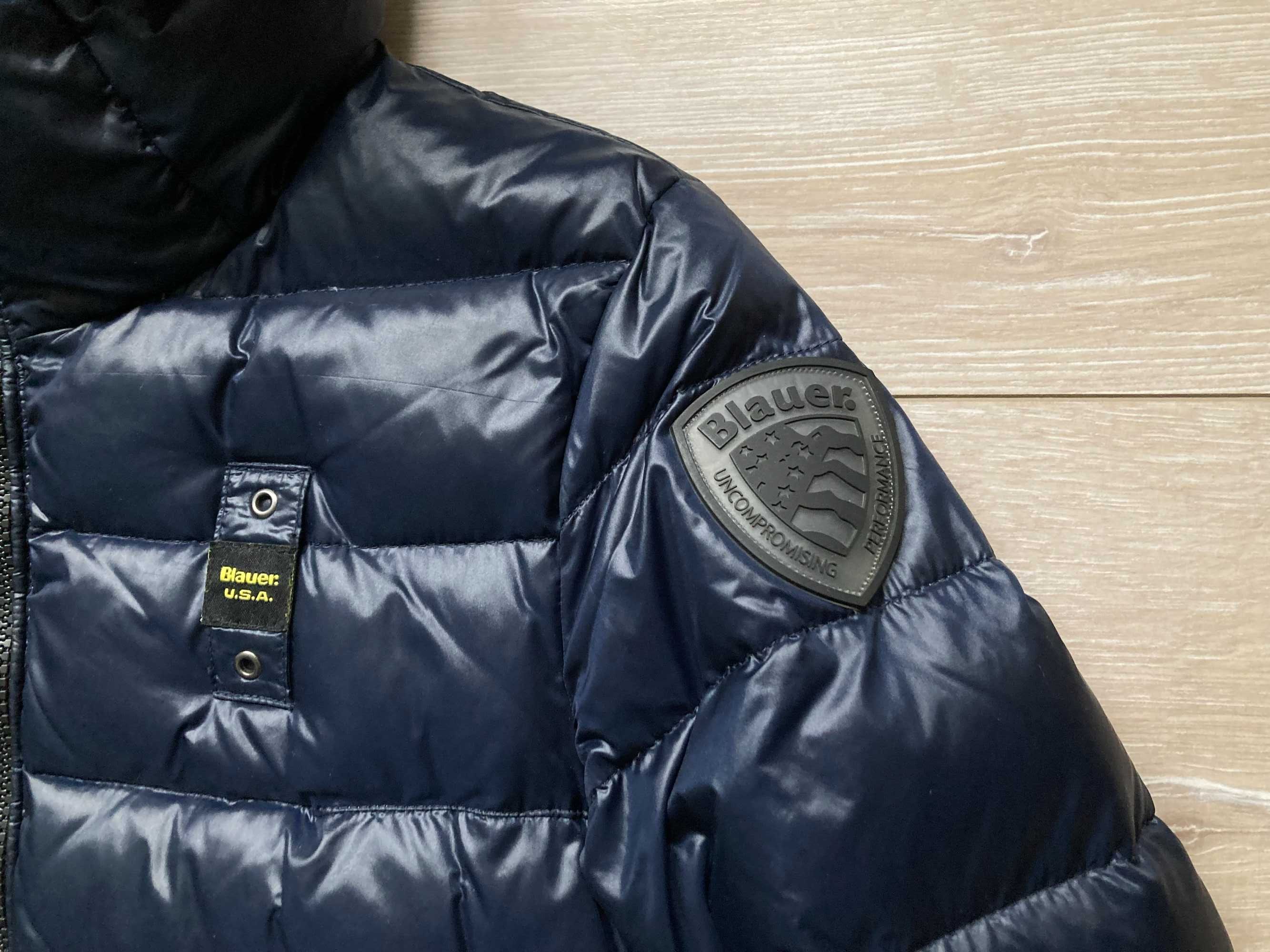 Blauer Down jacket женско дълго зимно пухено яке с гъши пух размер S