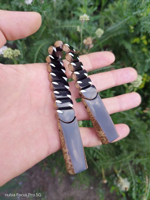 Четки перекидные из эбонита ручной работы