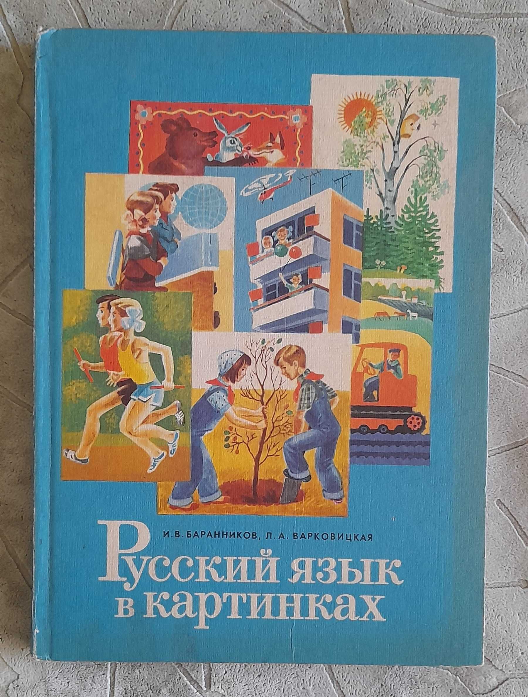 Русский язык в картинках от 1974 год