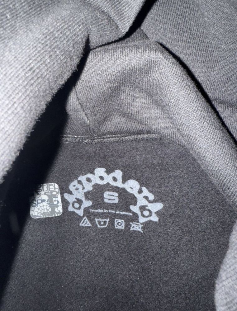 Sp5der Black Hoodie