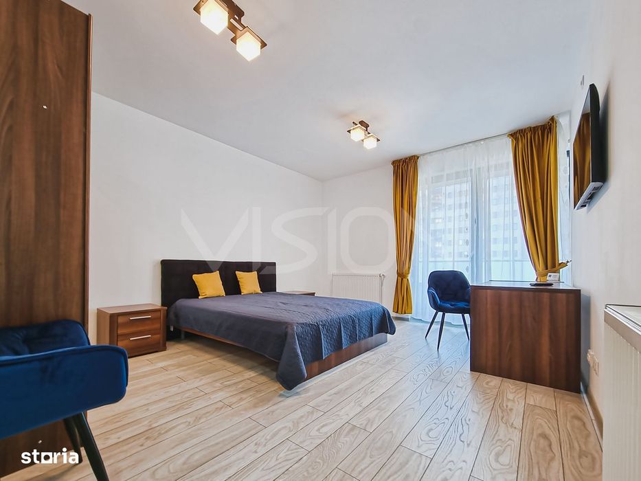 ⊰TUR VIRTUAL⊱ Apart cu o cameră | 37 m² | premium | terasă | Park Lake