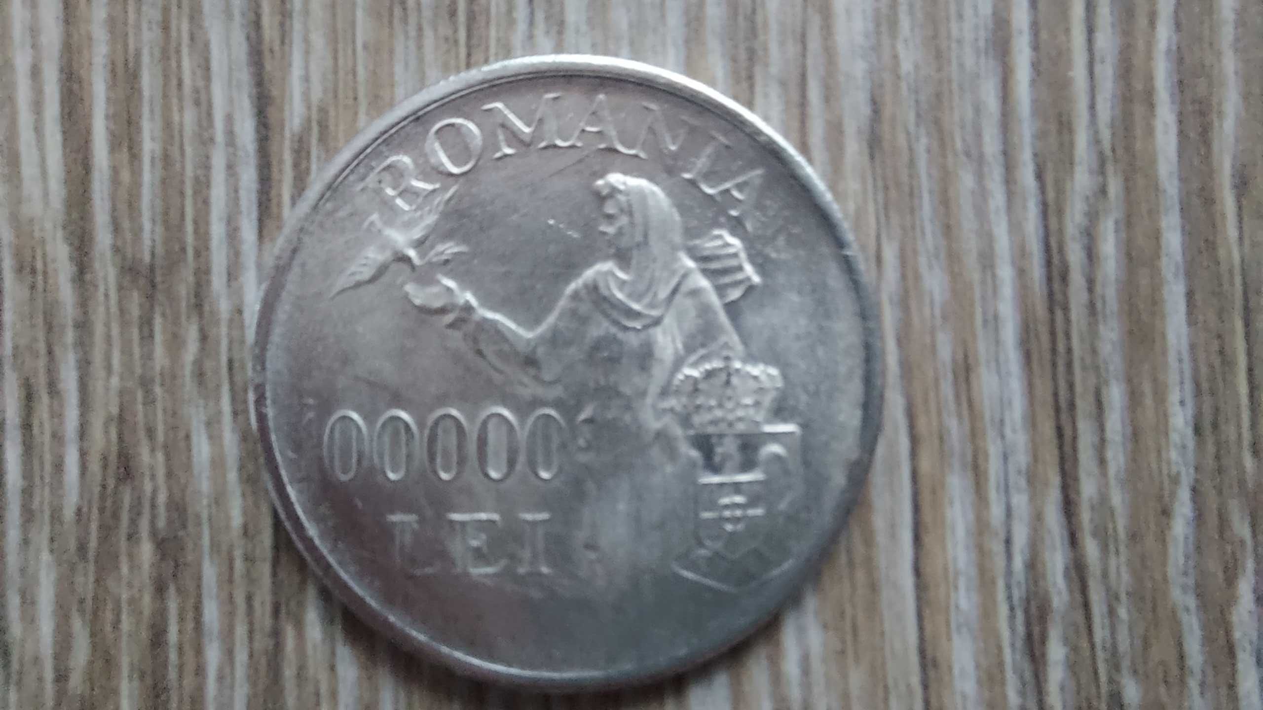 Replica moneda argint 100000 lei 1946