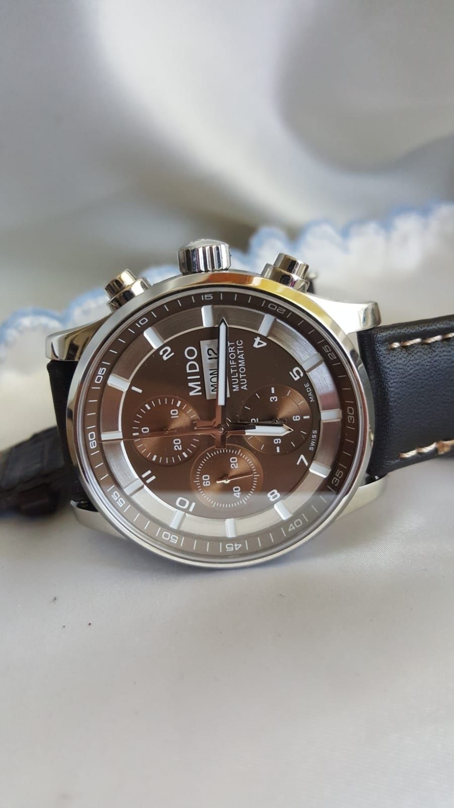 Mido ciocolata automatic cronograf