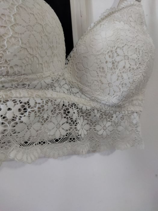 Sutien tip bustiera alb din dantela sexy mărimea M Secret Possesions