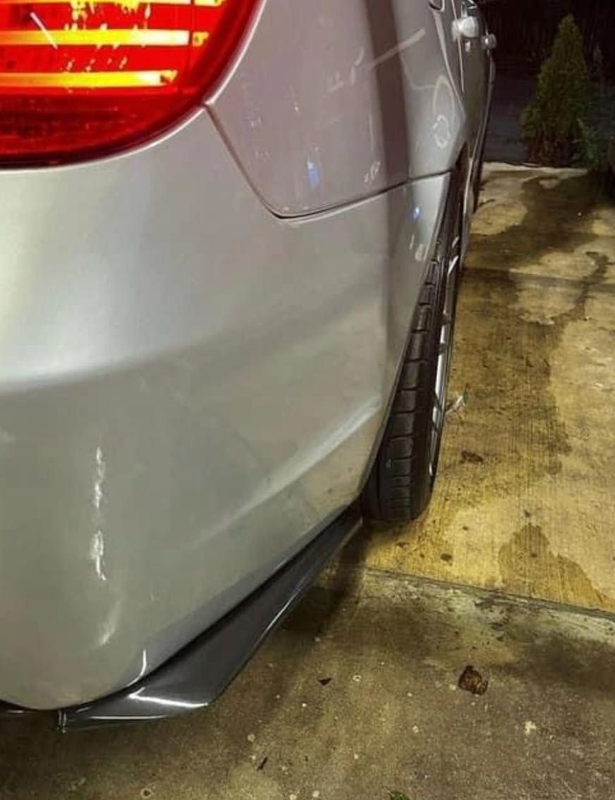 М Добавки задна броня BMW E60/E61/E90/E91 -карбон- Тунинг Задна Броня