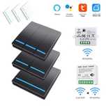 Безжичен ключ. WiFi smart + RF433 контролер. Девиаторно свързване