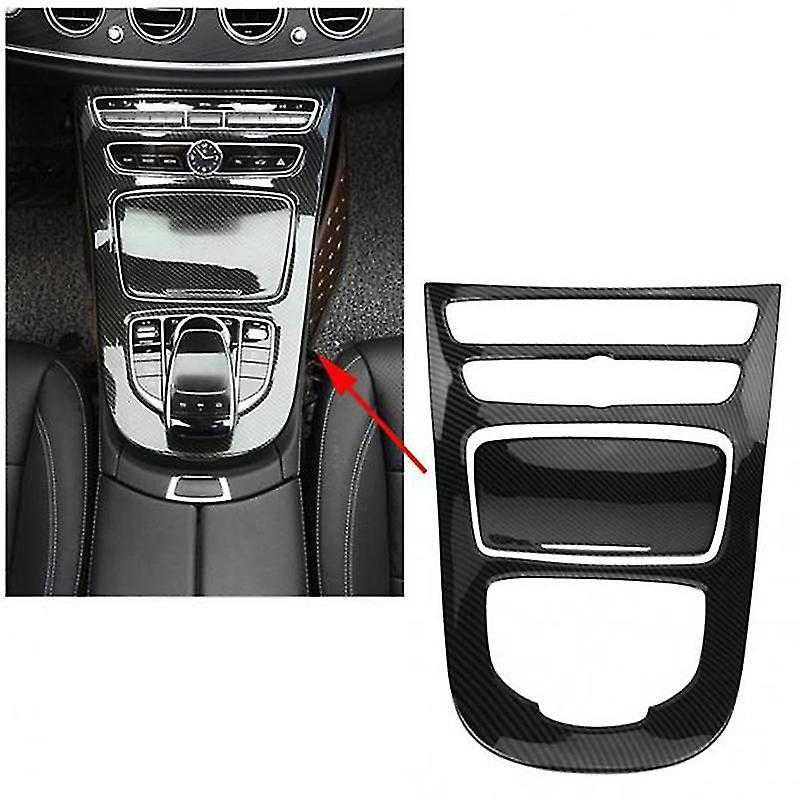 W213 carbon ornament trim consola centrala