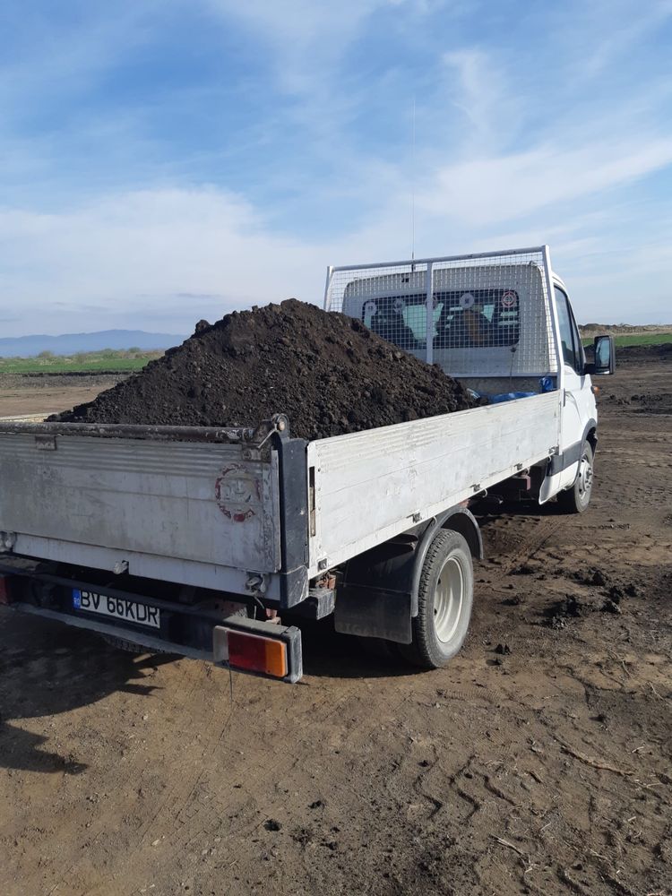 Transport beton,nisip,pietriș,materiale de constructii, pamant vegetal