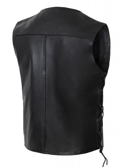 Vesta moto piele naturala SM Concho Snur, cu reglaje, M, L, XL, 2XL