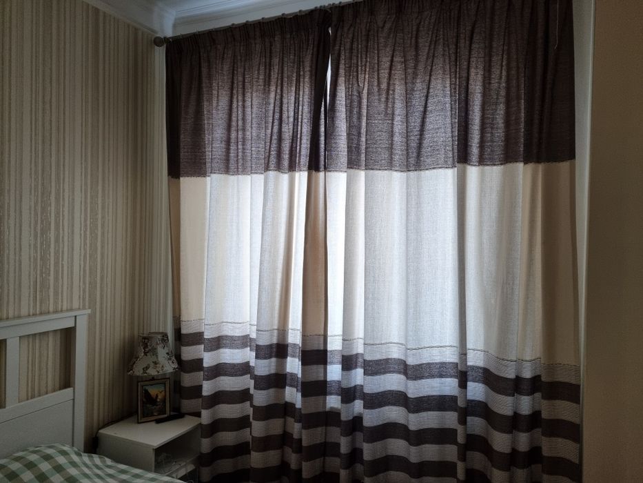 Шторы с гардиной