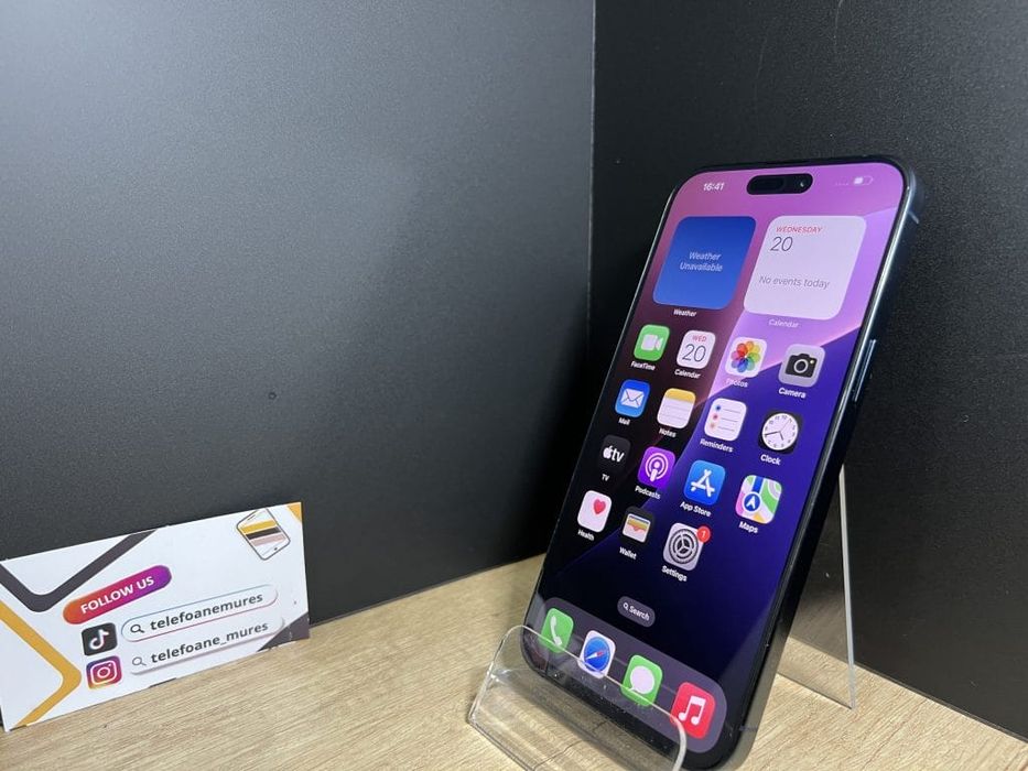 Iphone 15 Pro Max 256Gb Blue Titanium 3 ani garanție, Telefoane Mureș