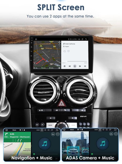 Navigatie android dedicata pt. Opel Corsa D  (2007 - 2012)