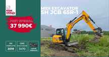 Vând Midi Excavator JCB 65R-1 | An 2019 | Puține Ore | Gata de Lucru!