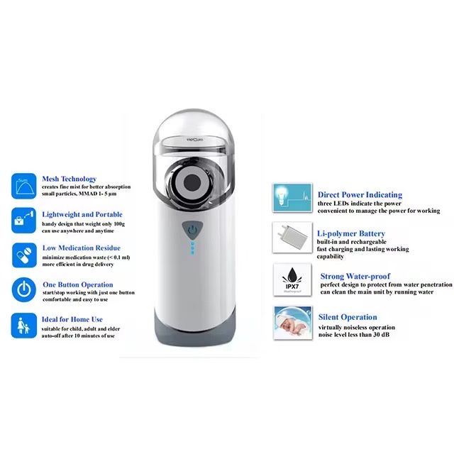 New Nebulizer Mesh. Новый Небулайзер Ингалятор с аккумулятором.
