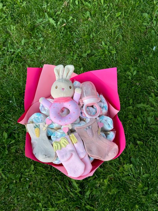 Букеты из подгузников на выписку