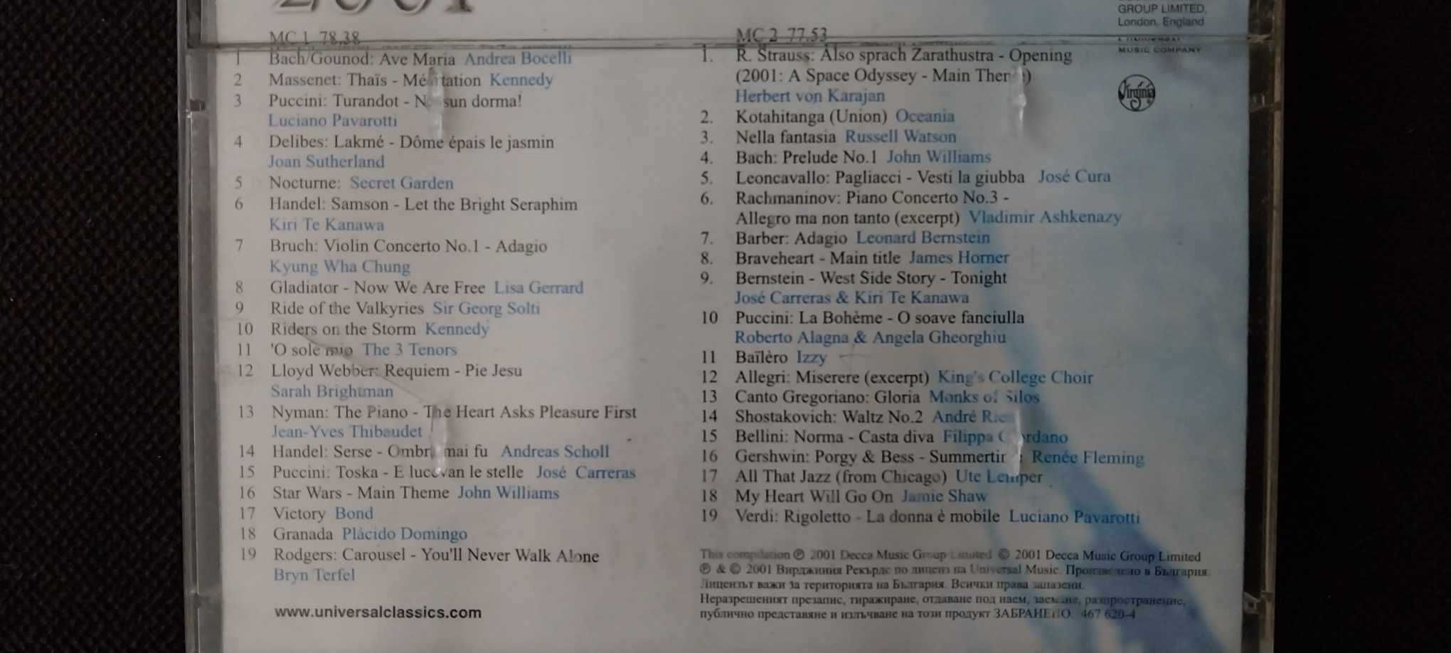 Classics    2001