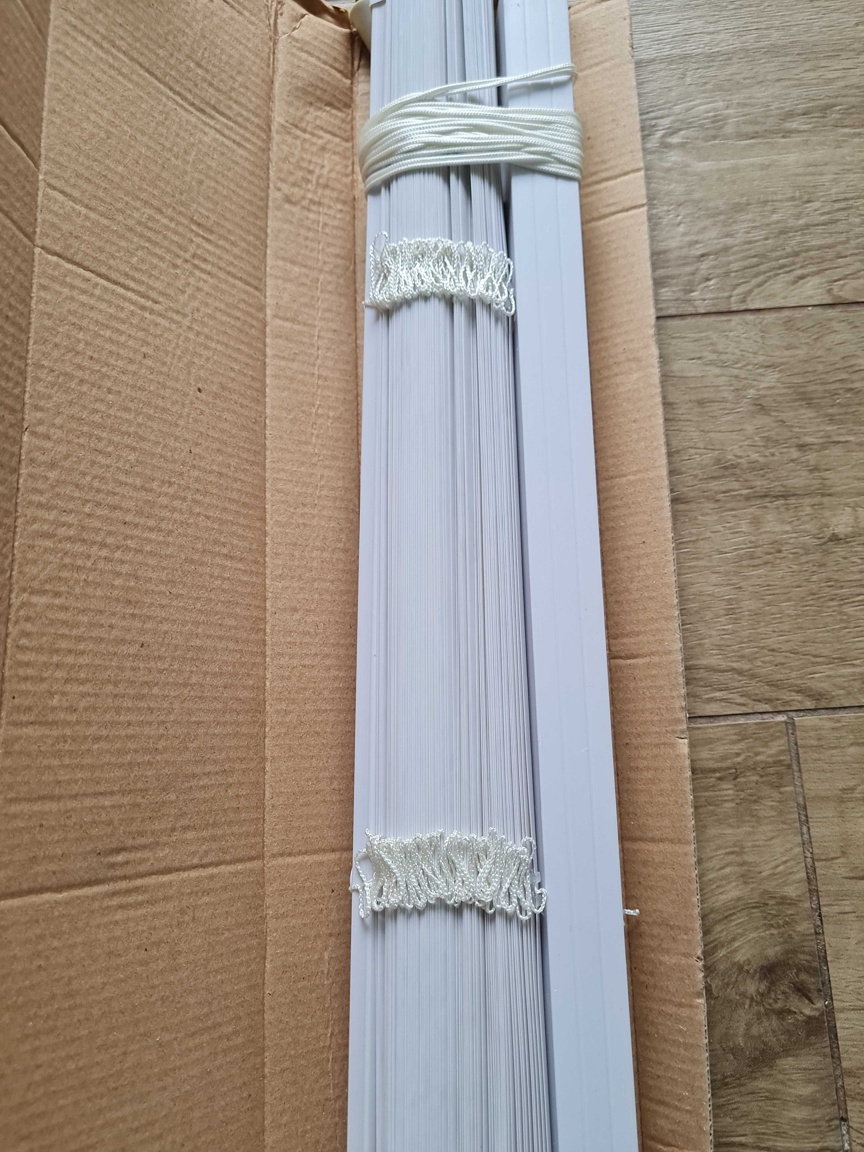 Jaluzele orizontale PVC albe 45x160 cm - 4 buc