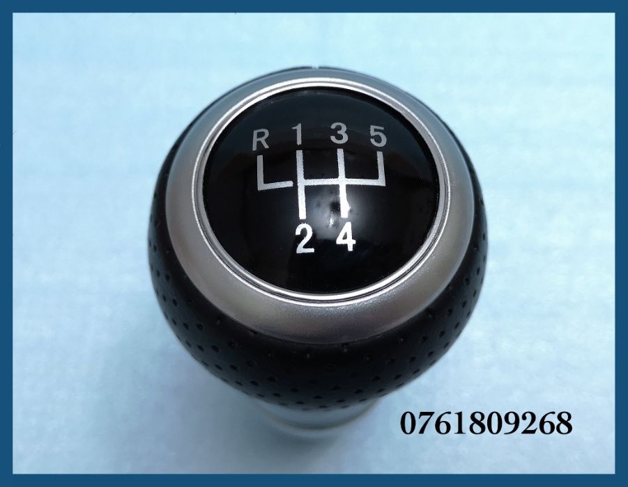 Nuca maneta schimbator piele VW Passat B5.5 / B6 / B7 / CC cu 5 trepte