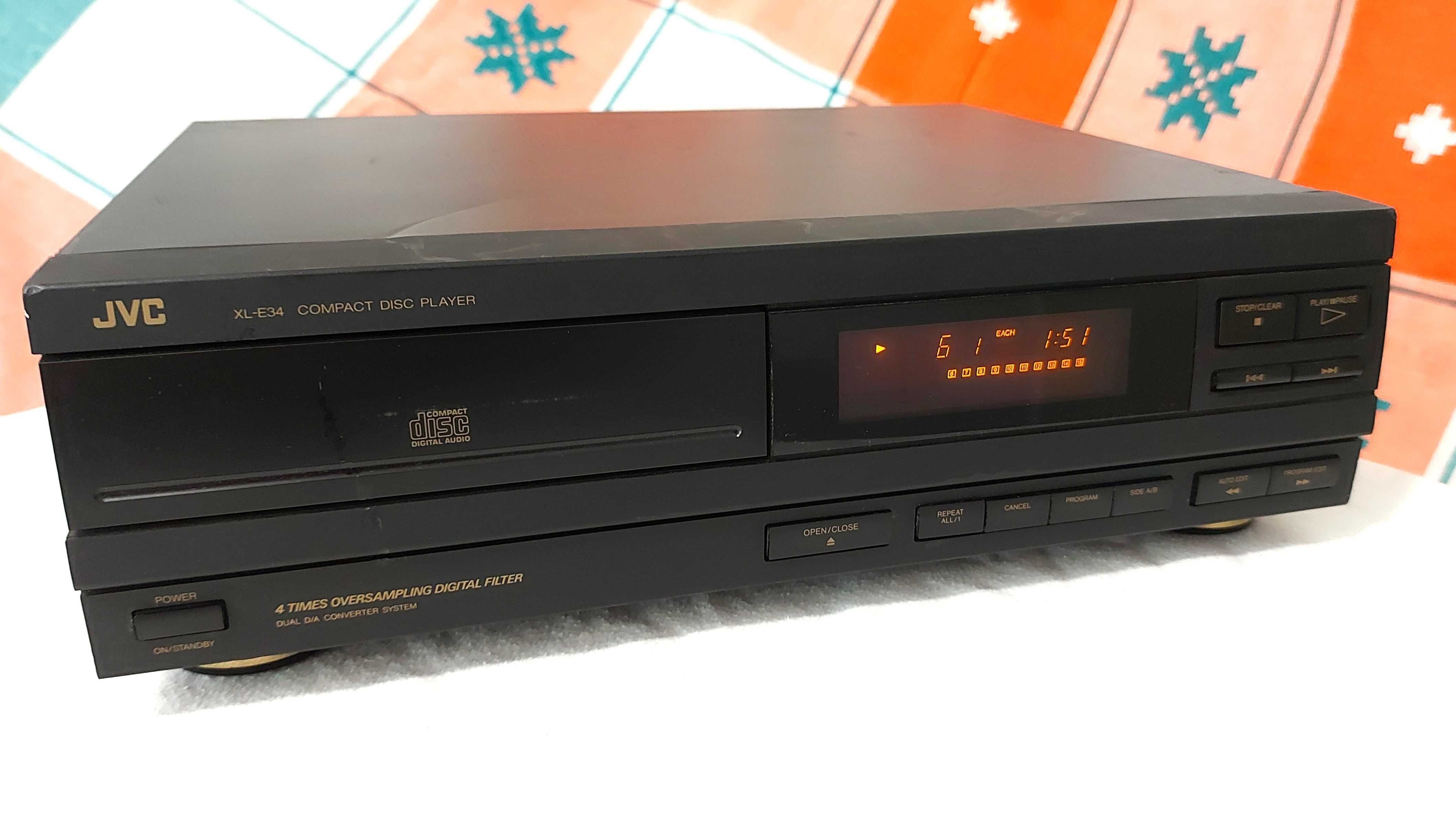 JVC Compact Disc Player XL E34BK