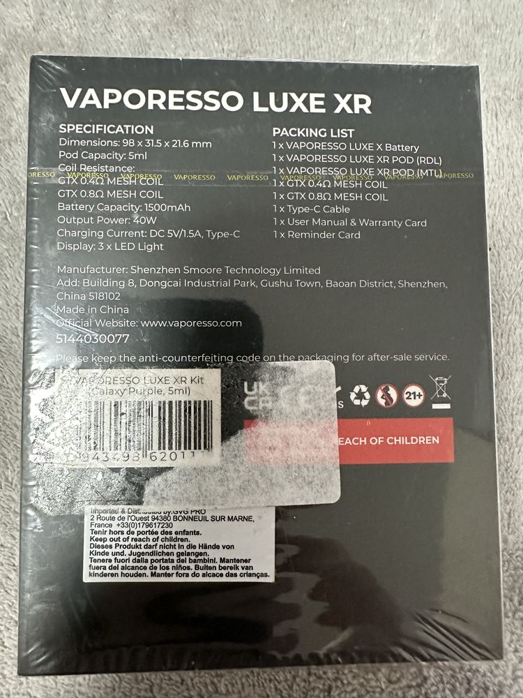 Vaporesso LUXE Xr