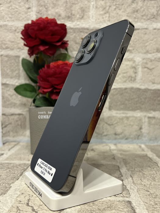  Carcasă iPhone 13 Pro Max NEAGRĂ (Originală) 