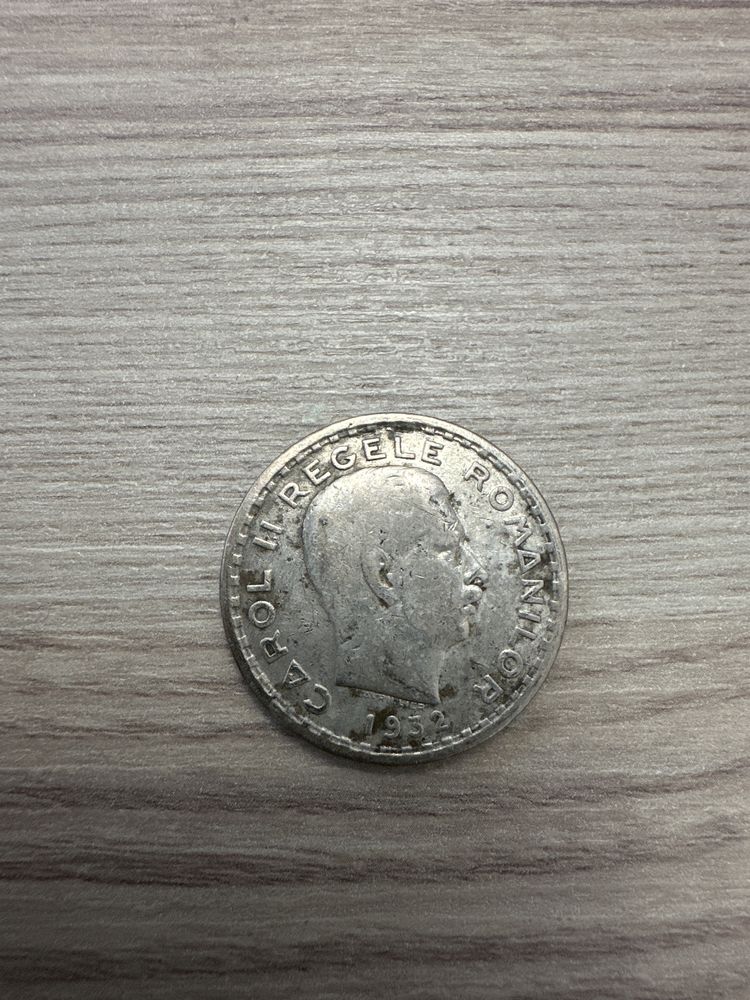 Moneda 100 lei regele Carol an 1932