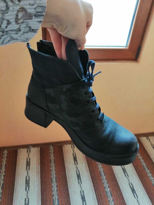 Боти естествена кожа