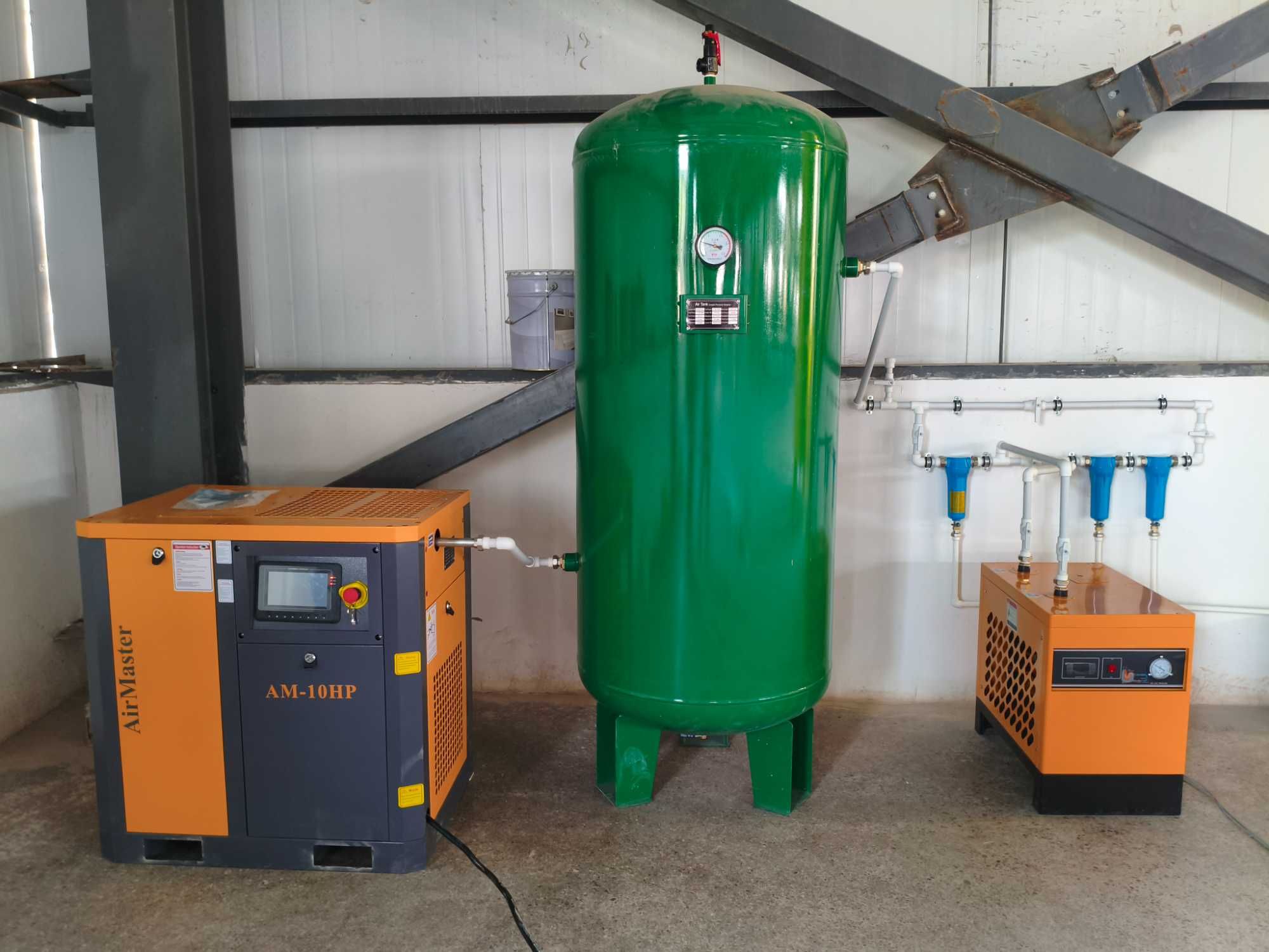 Инверторный винтовой компрессор AM-10HP - воздух без перебоев!