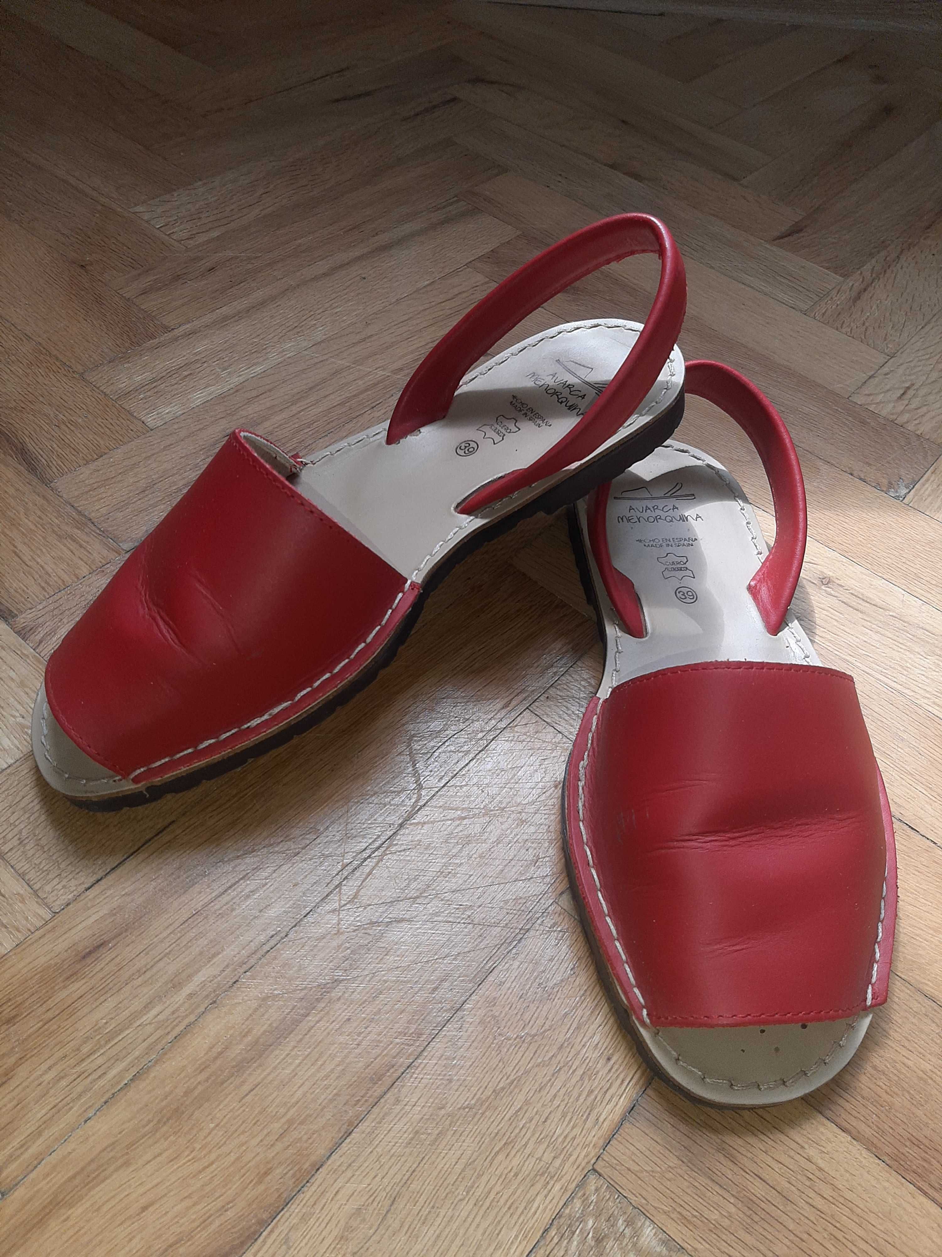 Дамски сандали 39, Аvarca Menorquina red sandals