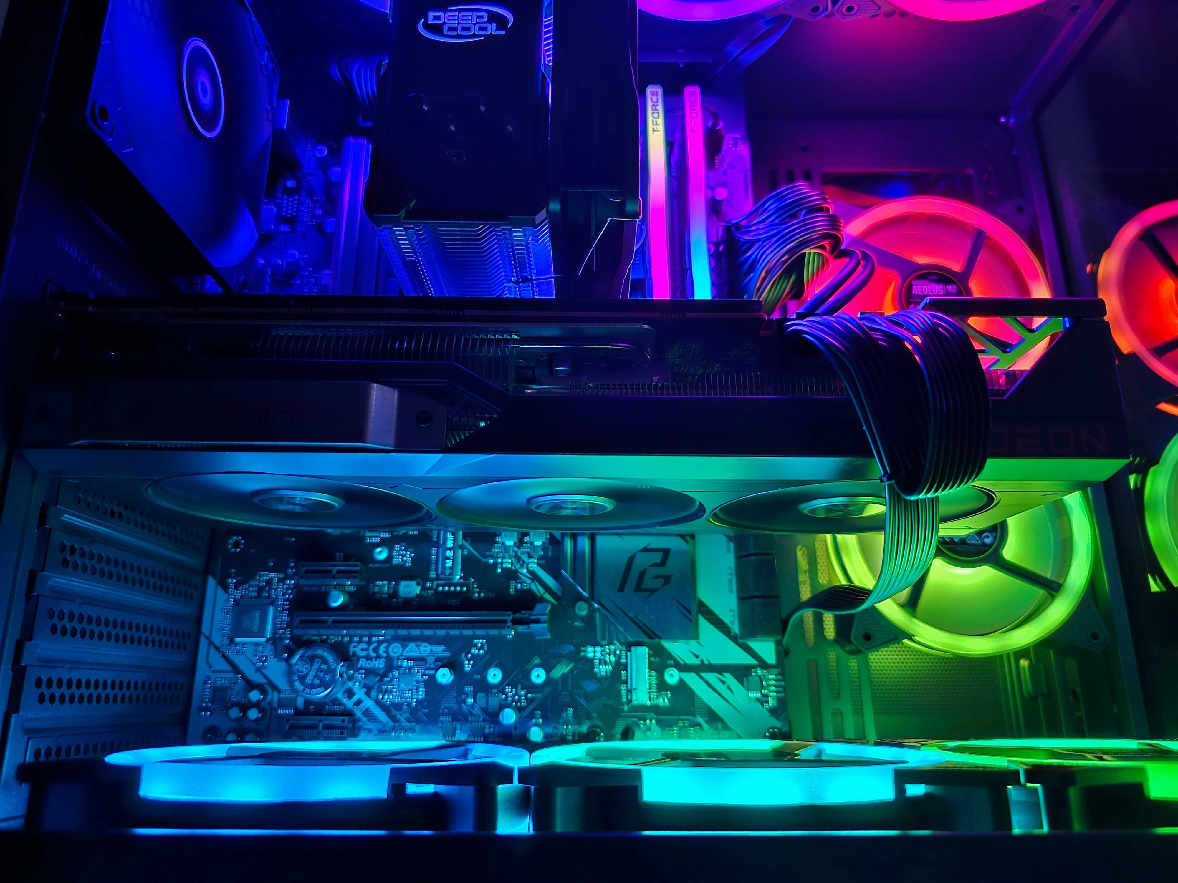 Гаранция! RX6800 16GB, Ryzen 5 7600, 32GB RAM, 1TB! Геймърски компютър