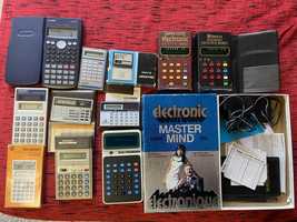 Lot 16 calculatoare, jocuri, Sharp, Braun, HP, Parker, Casio ‘70-90