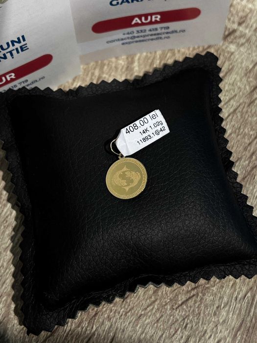 (ag42) Medalion aur 14k, 1.02g *2 ani garantie* b11893