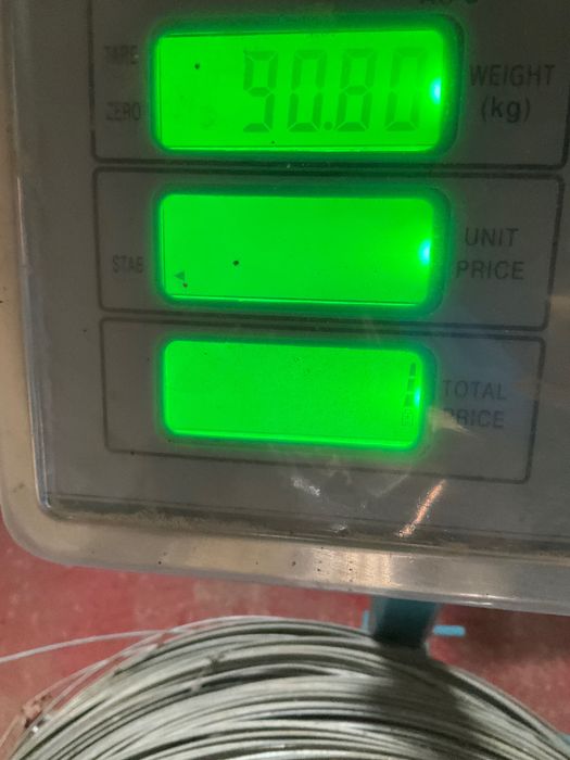Sarma zincata Noua nefolosita, 3 mm, 90 kg approximativ 1500 metri