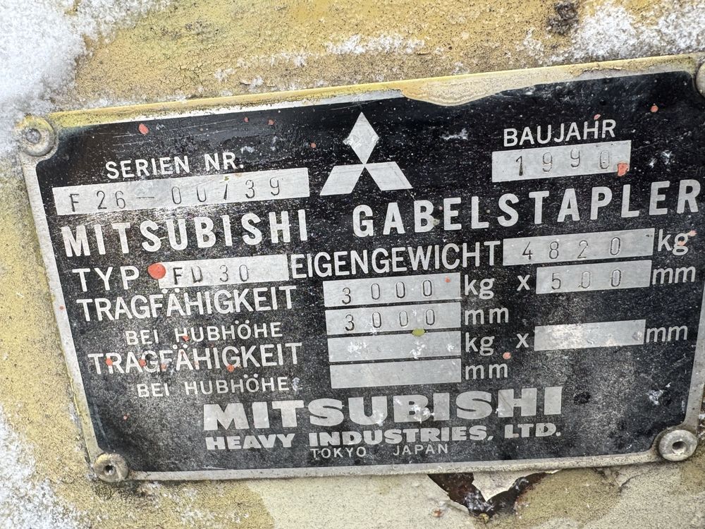 Мотокар mitsubishi 3тона