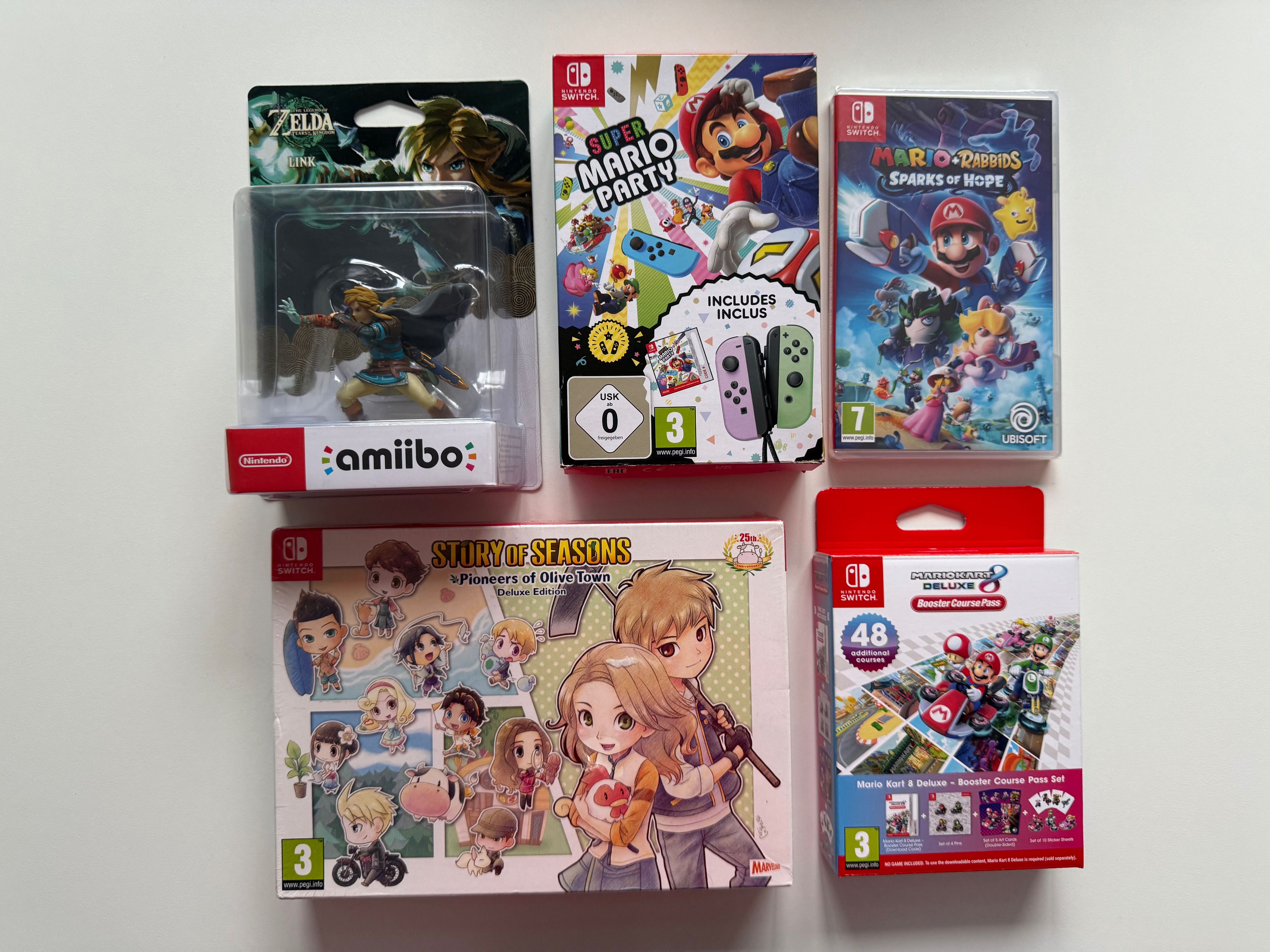 Accesorii, jocuri si amiibo Nintendo Switch – majoritatea sigilate