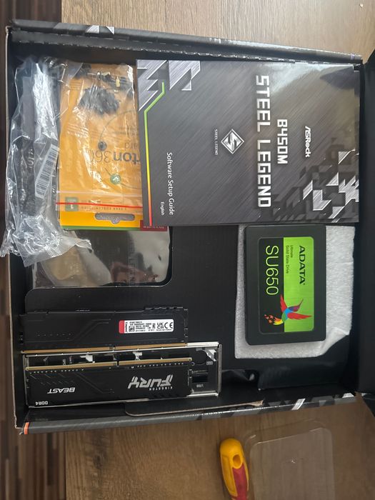 Kit ASRock B450M Steel Legend+RAM 16GB+SSD 120GB