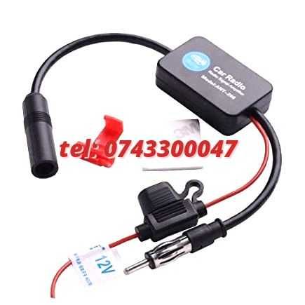 Amplificator Semnal Antena Radio Fm Am Cu Mufa Universala Pentru Navi