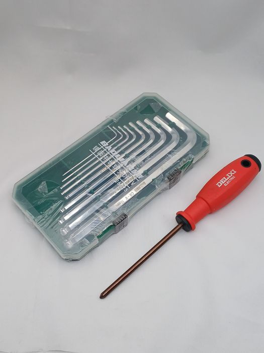 Шестигранные ключи + ОТВЕРТКА В ПОДАРОК