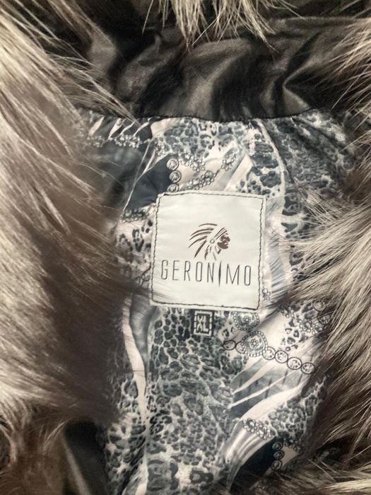 Жилет кожаный с чернобуркой