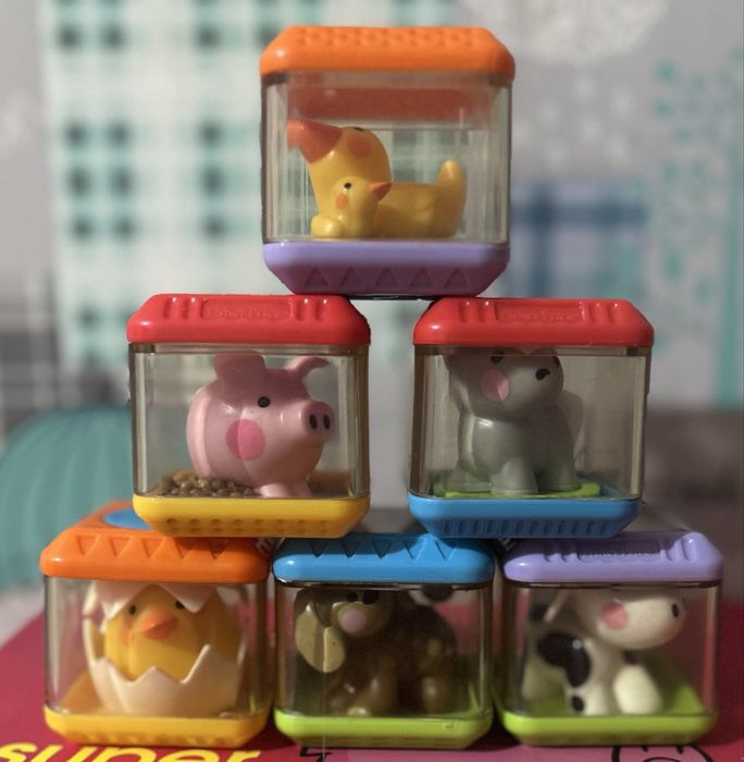 Сенсорные кубики Fisher Price