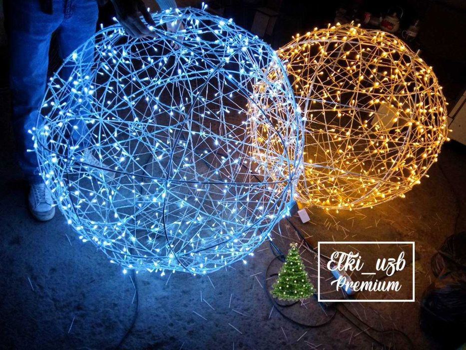 Шар объемный 3D  ( Led ) Подарочные коробки 3D