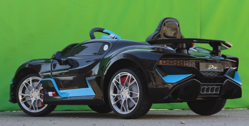 Masinuta electrica Kinderauto Buggati Divo 2x45W 12V PREMIUM #Negru