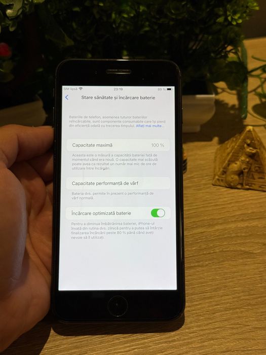 Iphone 8 Plus Negru ‼️100% baterie‼️Garantie‼️