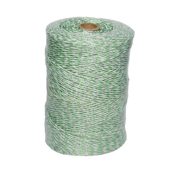 Ролка зелено-бяла тел 3 мм 6x0.3 мм ss 0.31 ohm/m, 500 м електрическа