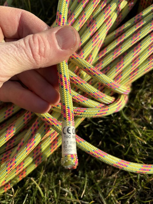 Semicoarda alpinism Beal Ice Line Golden